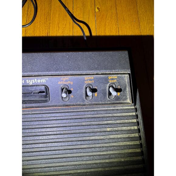 Atari 2600 UNTESTED Estate Find with 4 joysticks 2 paddles 1 driving - Picture 12 of 13